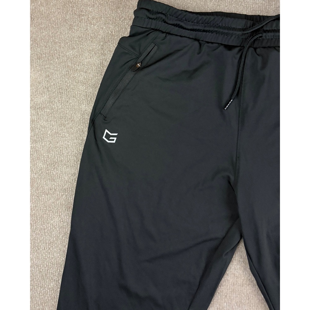 Gradual  Training Pants Black Zipper Pockets Athletic Joggers Size M